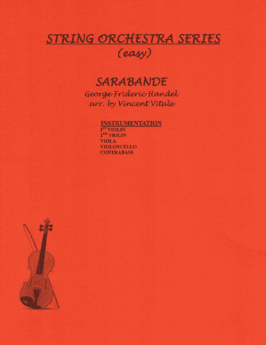 SARABANDE  (easy) (arr. Vincent Vitale)
