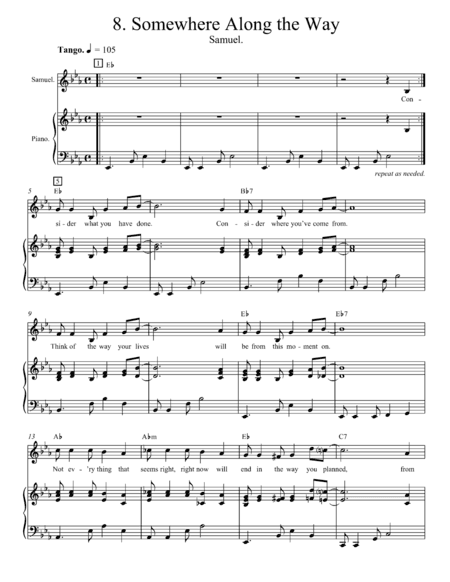 Somewhere Along the Way (Samuel the Prophet) from "The Kings" - ACT 1:Song 7