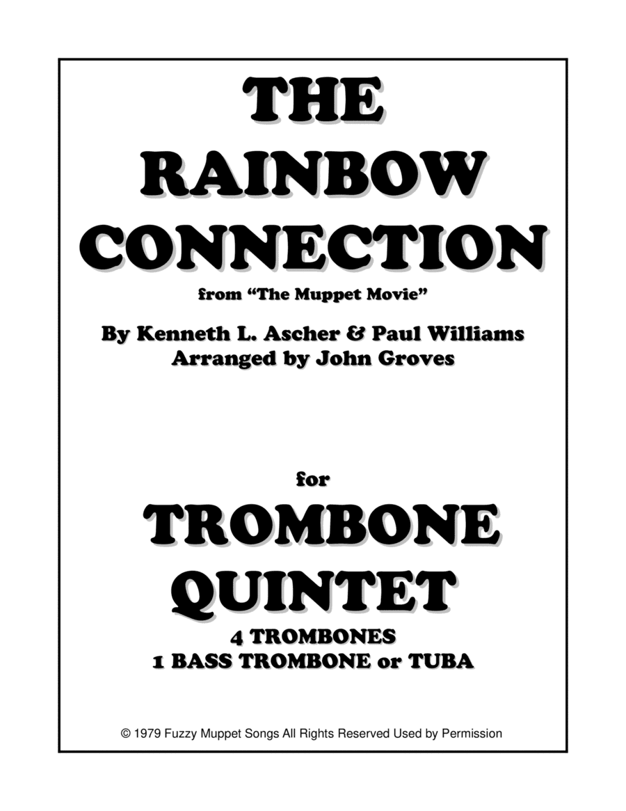 The Rainbow Connection (arr. John Groves)