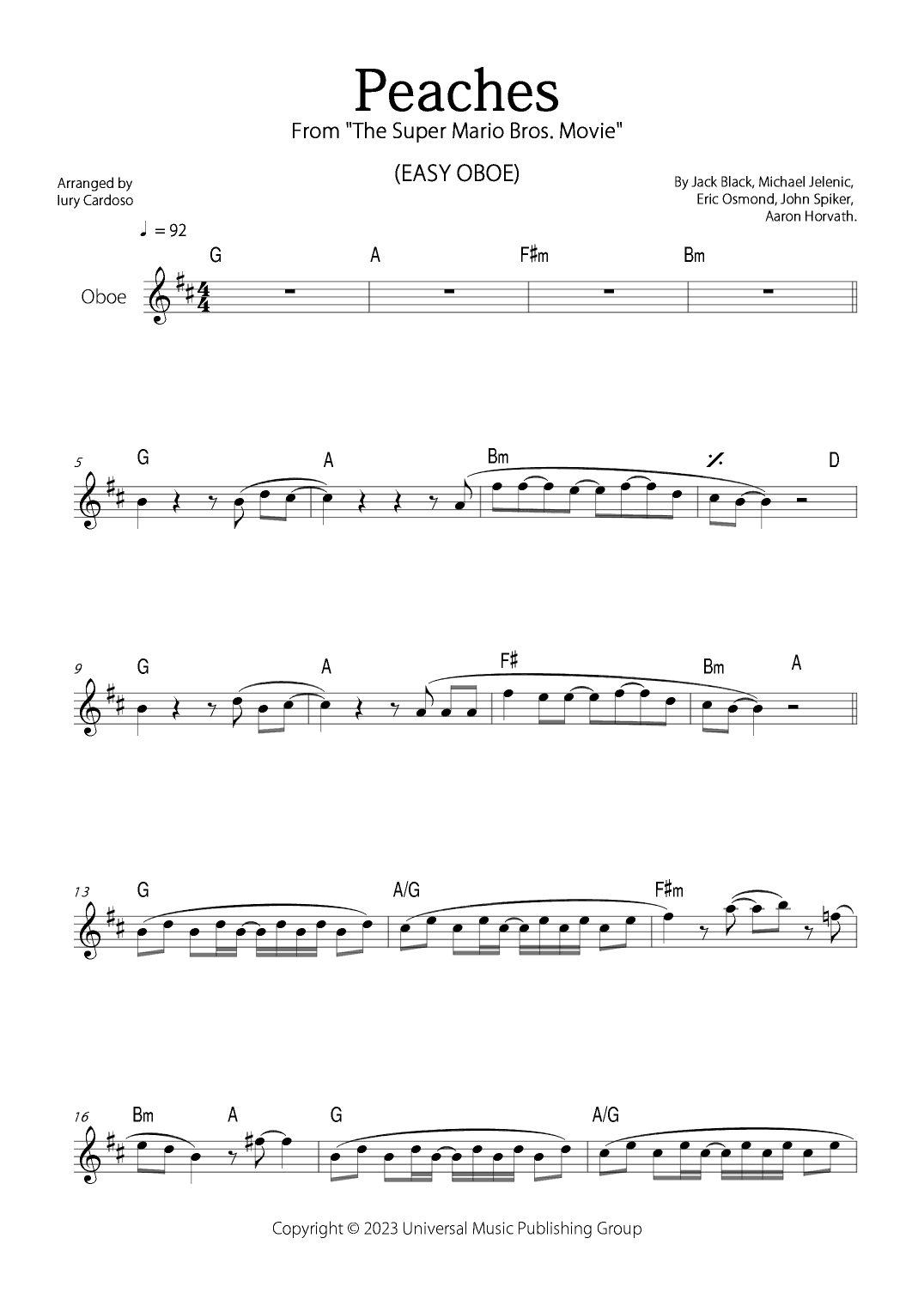 Peaches (arr. Iury Cardoso)