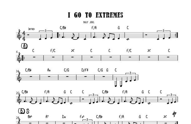 I Go To Extremes (arr. Sarah Jane Cion)