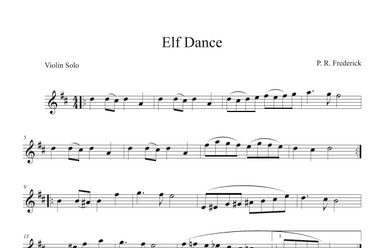 Elf Dance (Violin Solo)