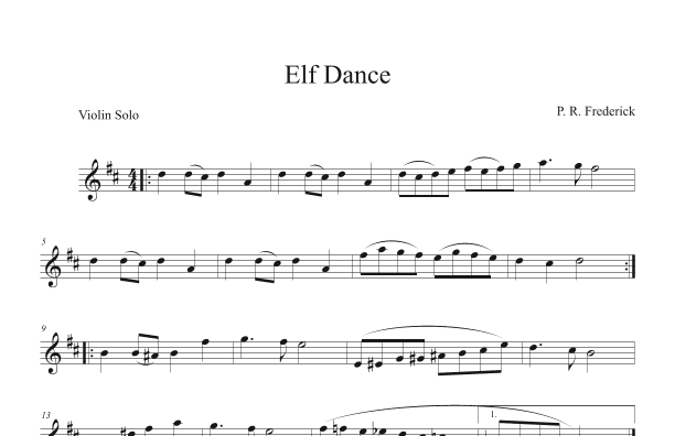 Elf Dance (Violin Solo)