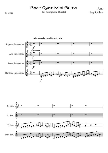 In The Hall of The Mountain King (arr. Jay Coles)