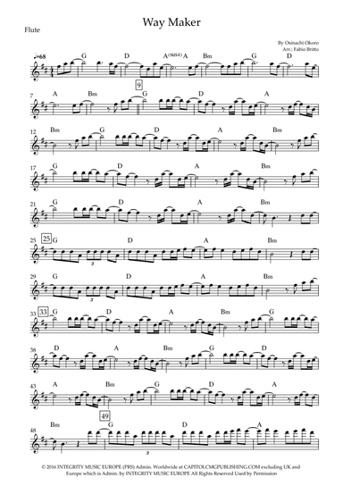 Way Maker (arr. Fabio Britto)