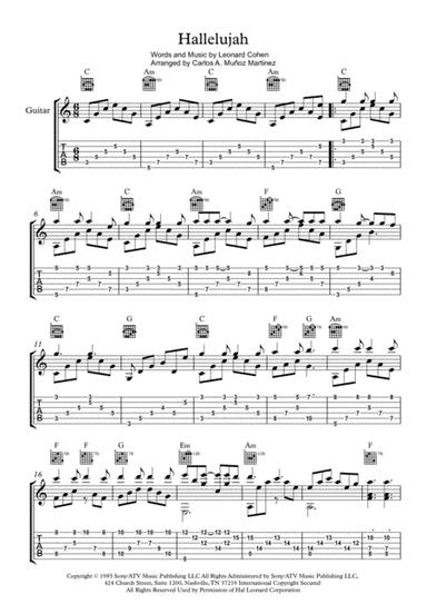 Hallelujah (arr. Carlos Alberto Muñoz Martinez)