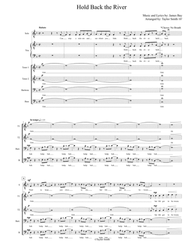 Hold Back The River (arr. Taylor Smith)