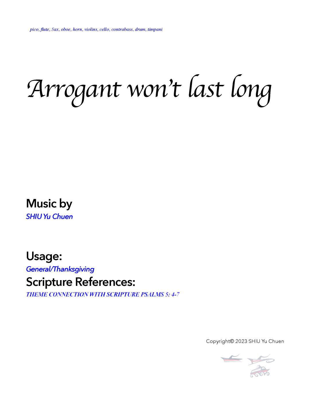 Arrogant won't last long