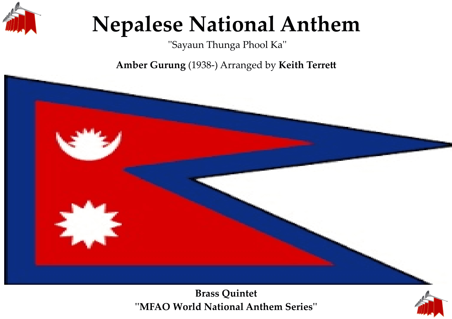 Nepalese National  Anthem for Brass Quintet (arr. Keith Terrett)