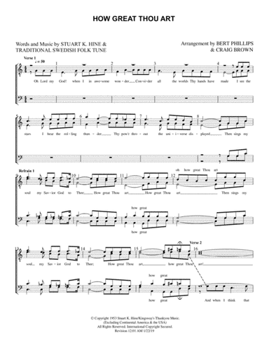 How Great Thou Art (arr. Bert Phillips)