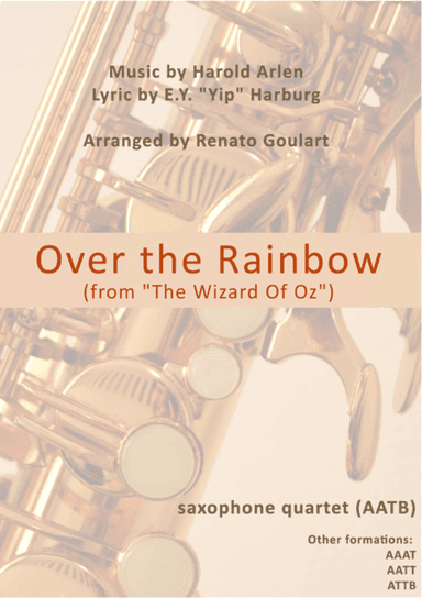 Over The Rainbow (from The Wizard Of Oz) (arr. Renato Goulart)