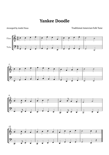 Yankee Doodle (arr. André Nusa)