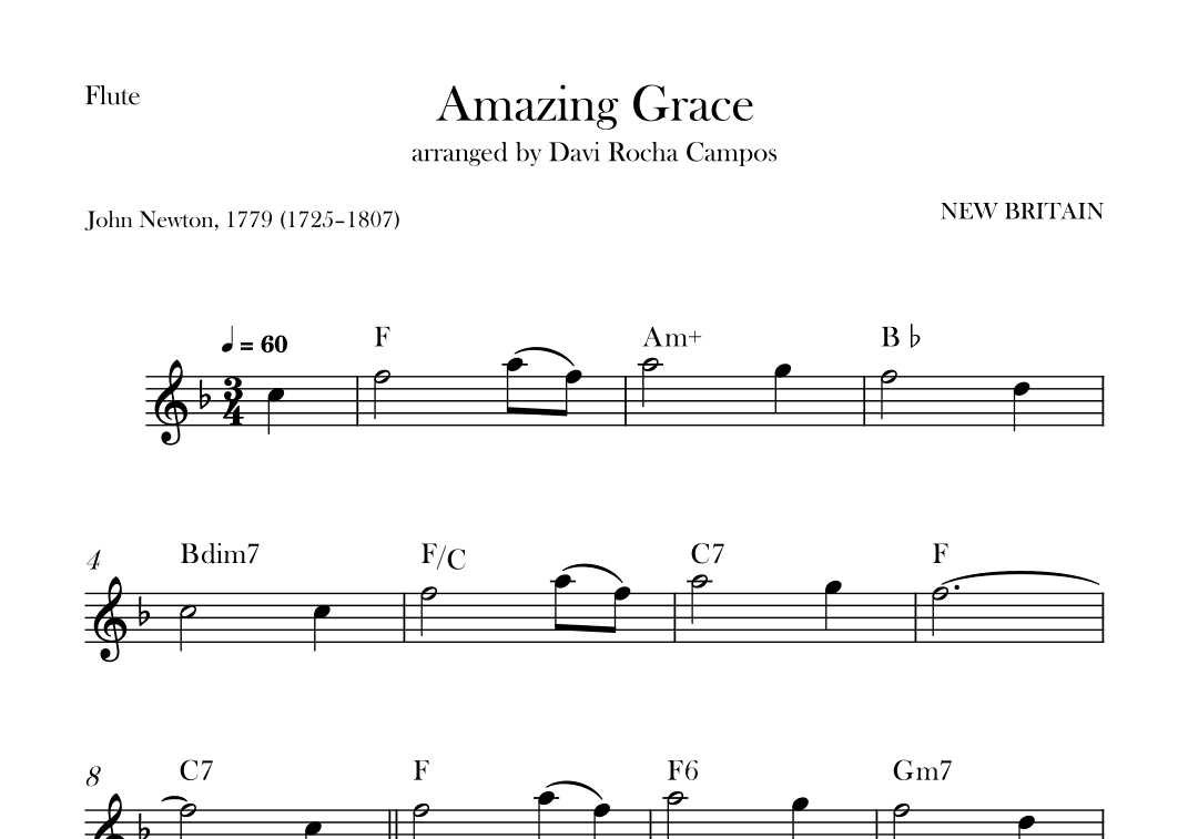 Amazing Grace (arr. Davi Rocha Campos)