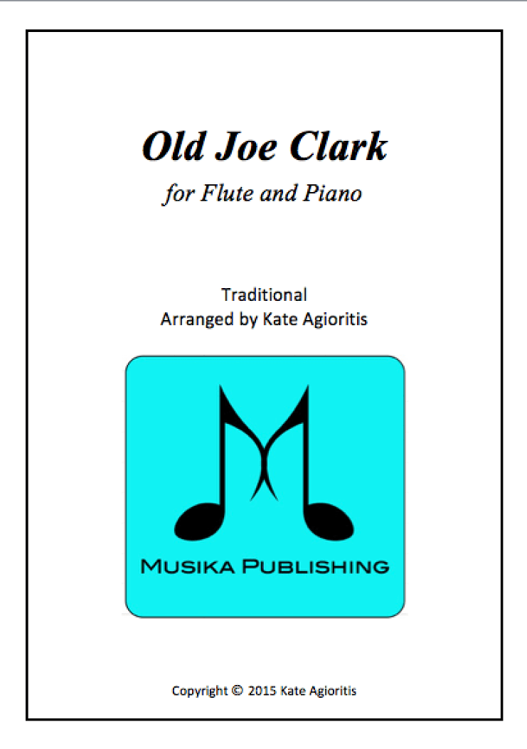Old Joe Clark - for Flute and Piano (arr. K. Agioritis)
