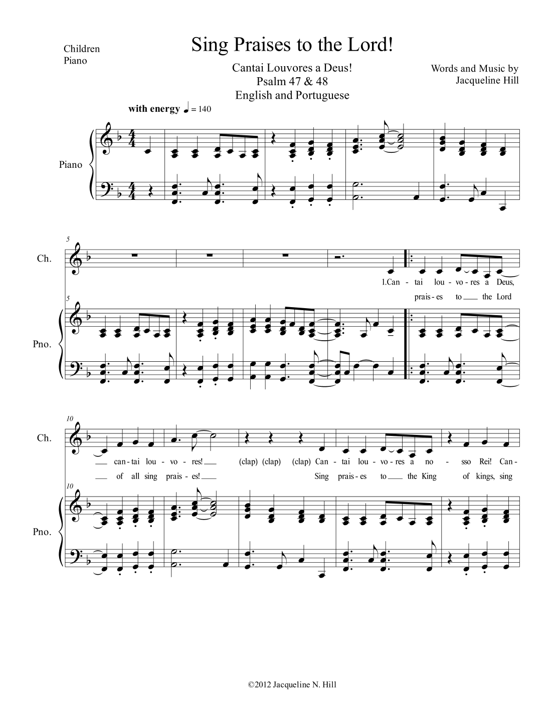 Sing Praises to the Lord!
