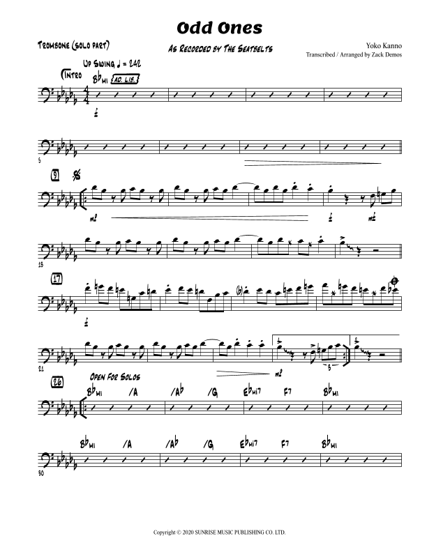 Odd Ones (arr. Zack Demos)