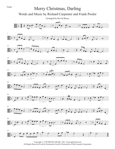 Merry Christmas, Darling (arr. Kevin Busse)