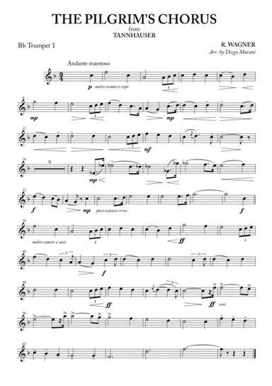 The Pilgrim's Chorus for Brass Quintet (arr. Diego Marani)