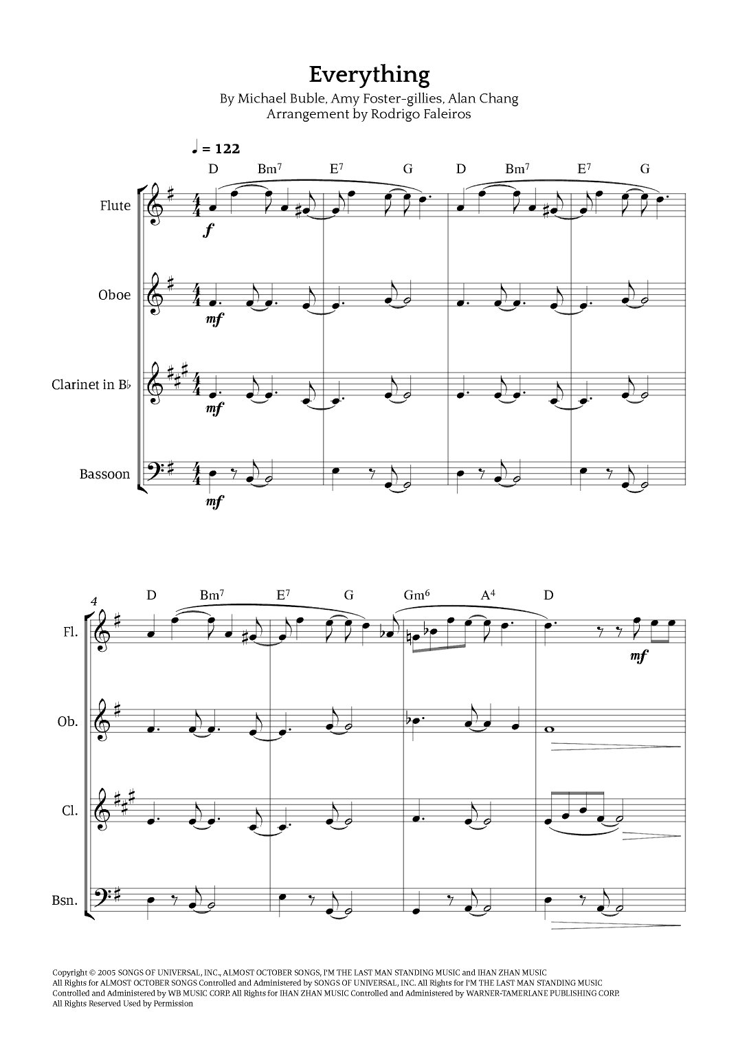 Everything (arr. Rodrigo Faleiros)