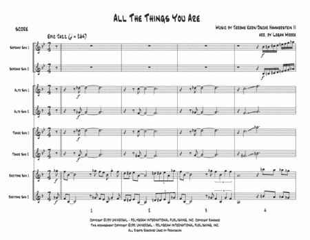 All The Things You Are (arr. Logan Moore)
