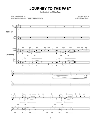 Journey To The Past (arr. Adam Bock)