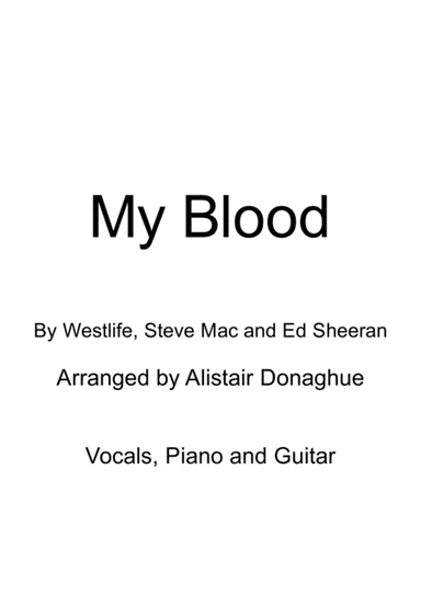My Blood (arr. Alistair Donaghue)