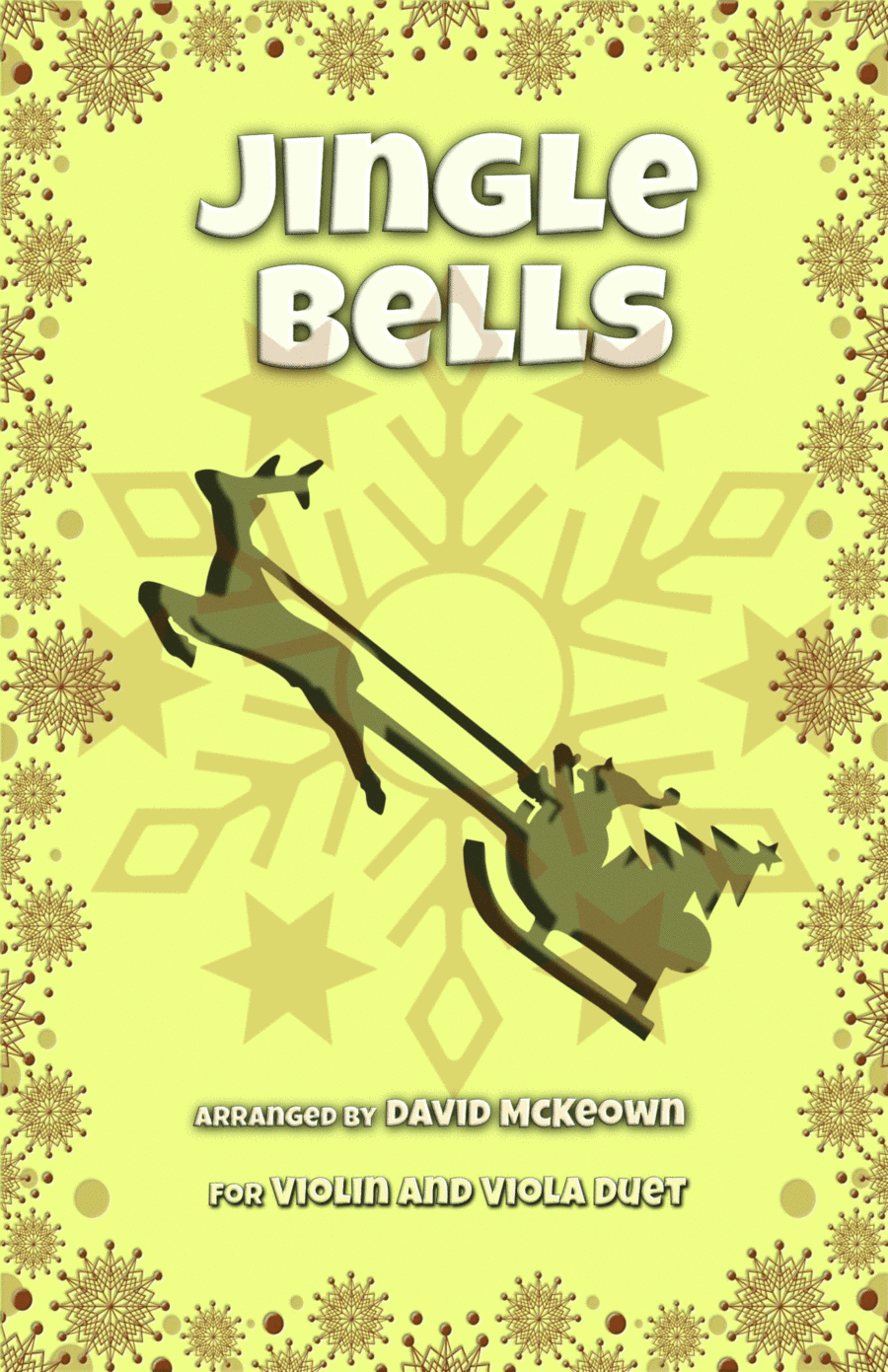 Jingle Bells, Jazz Style, for Violin and Viola Duet (arr. David McKeown)