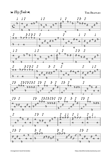 Hey Jude (arr. David Hernández)