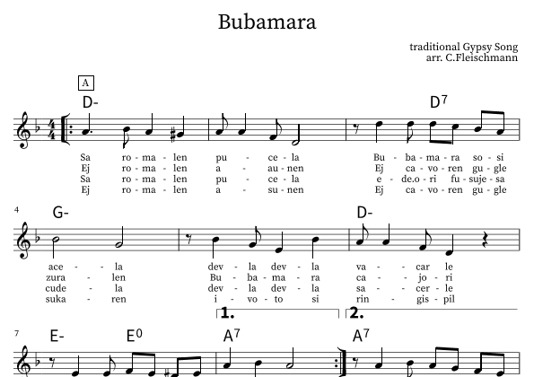 Bubamara (arr. Christoph Fleischmann)