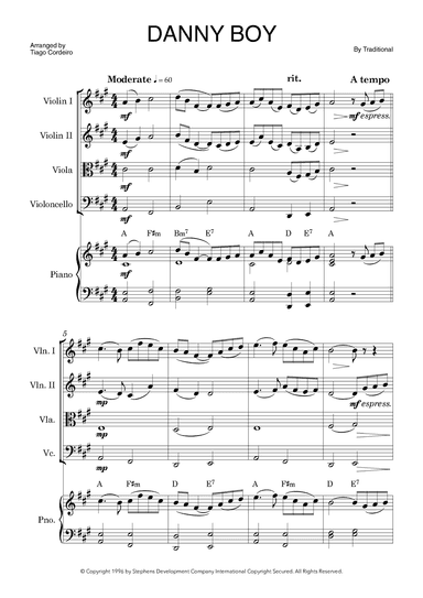 Danny Boy (arr. Tiago Cordeiro)