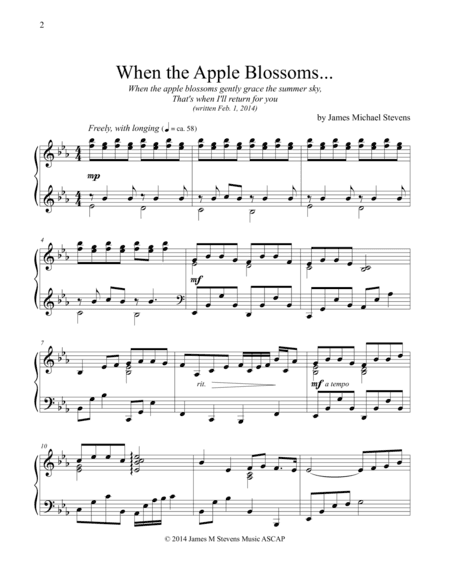 When the Apple Blossoms