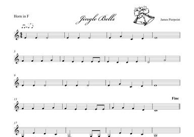 Jingle Bells - French Horn (arr. Albrecht Kuch-Weidenbrück)