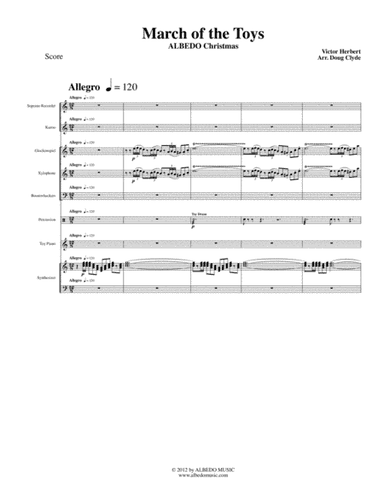 March of the Toys from ALBEDO Christmas (arr. Doug Clyde)