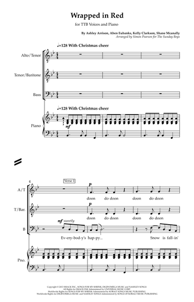 Wrapped In Red (arr. Simon Pearson)