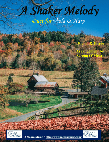 A Shaker Melody, Duet for Viola & Harp (arr. Serena O’Meara)