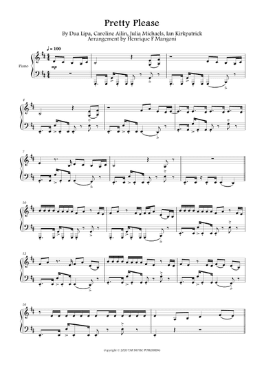 Pretty Please (arr. Henrique F Mangoni)
