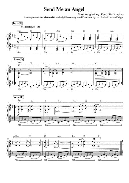 Send Me An Angel (arr. Andrei-Lucian Drăgoi)