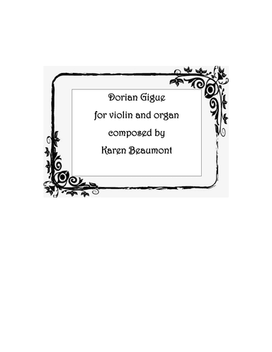 Dorian Gigue