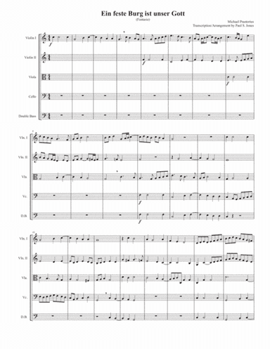 Ein' feste Burg ist unser Gott (Praetorious) (arr. Paul Jones)