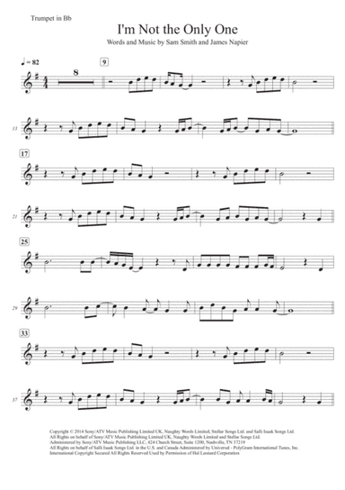 I'm Not The Only One (arr. Ken Chow)