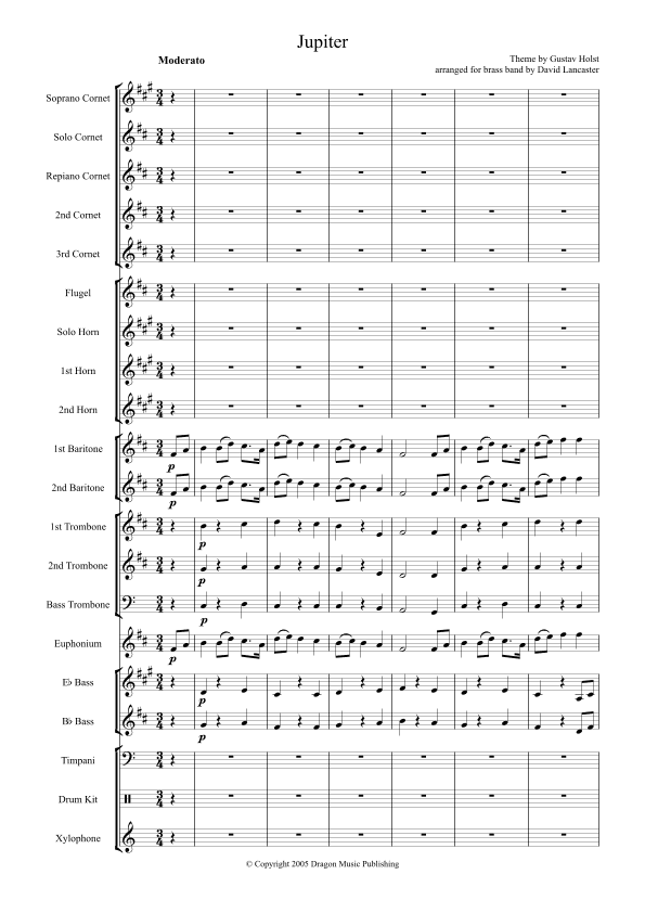 Jupiter (arr. David Lancaster)