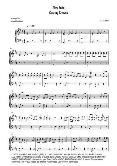 Slow Fade (arr. by ezequiel)