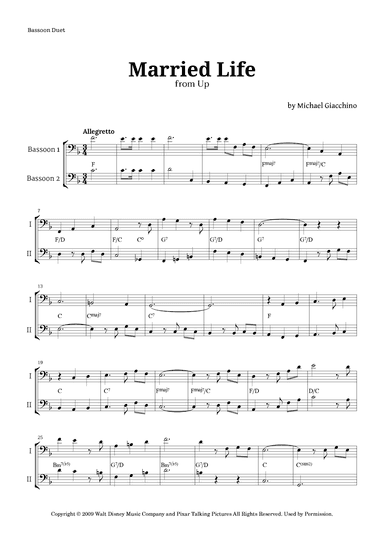 Married Life (arr. Langanho)