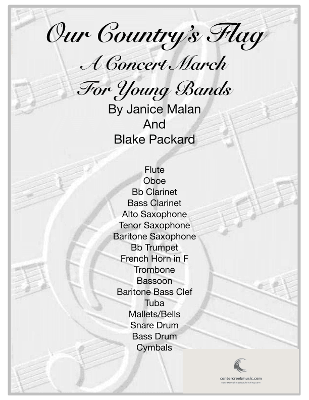 Our Country's Flag, A Concert March for young Bands