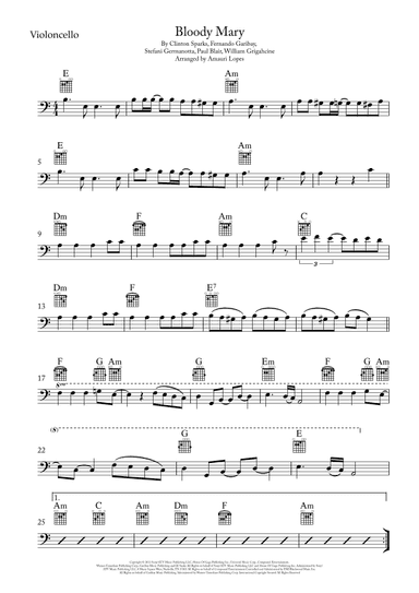 Bloody Mary (arr. Amauri Lopes)