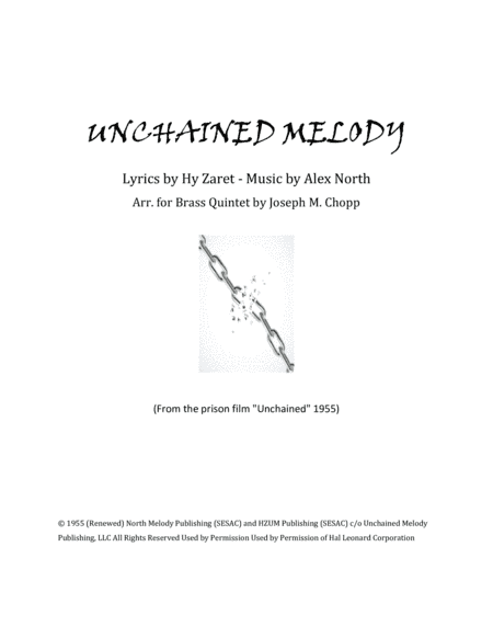 Unchained Melody (arr. Joseph M. Chopp)