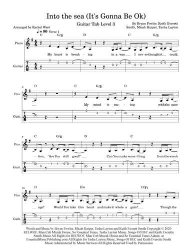 Into The Sea (it's Gonna Be Ok) (arr. Rachel West)