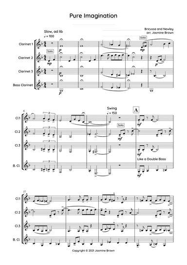 Pure Imagination (arr. Jasmine Brown)