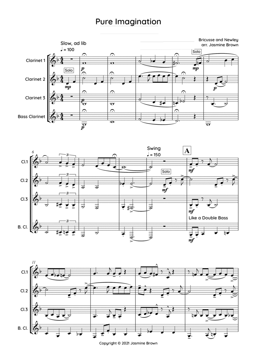 Pure Imagination (arr. Jasmine Brown)