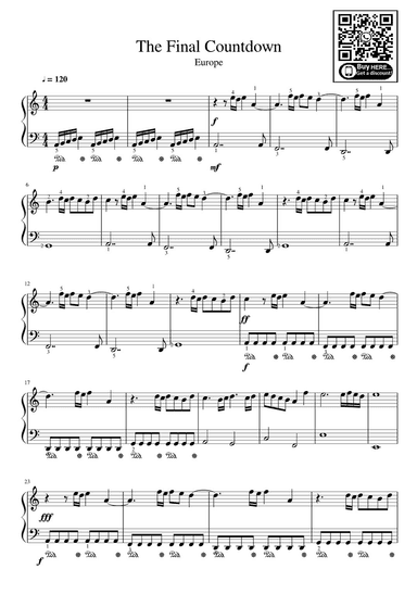 Final Countdown (arr. eduardo)